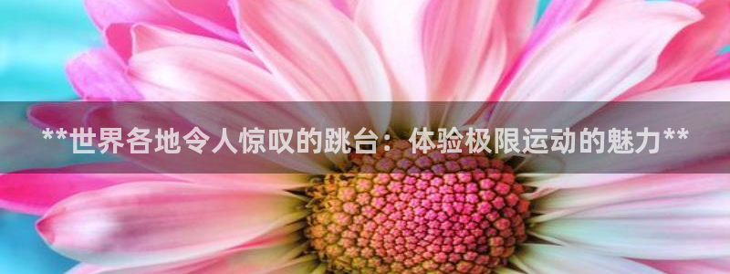 意昂3娱乐平台：**世界各地令人惊叹的跳台：体验极限