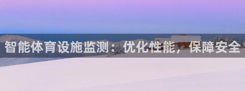 意昂3五金厂：智能体育设施监测：优化性能，保障安全