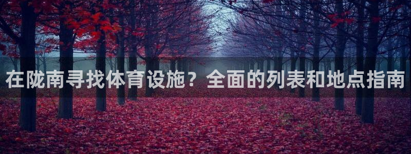 意昂体育3招商电话号码是多少啊：在陇南寻找体育设施？