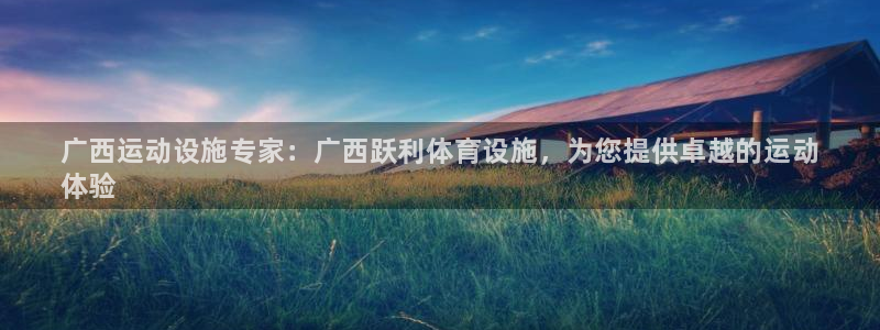 意昂3娱乐40996：广西运动设施专家：广西跃利体育设施，为 